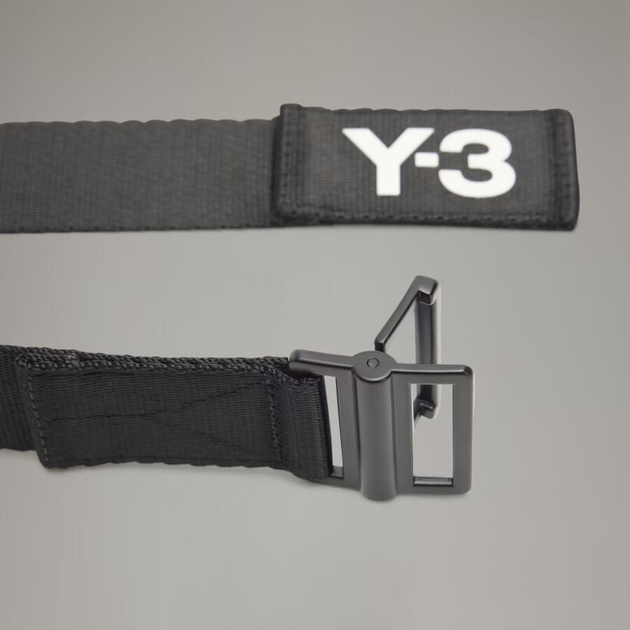 Y-3 Verhoog je stijl met de Classic Logo Riem Black Unisex - Foto 2