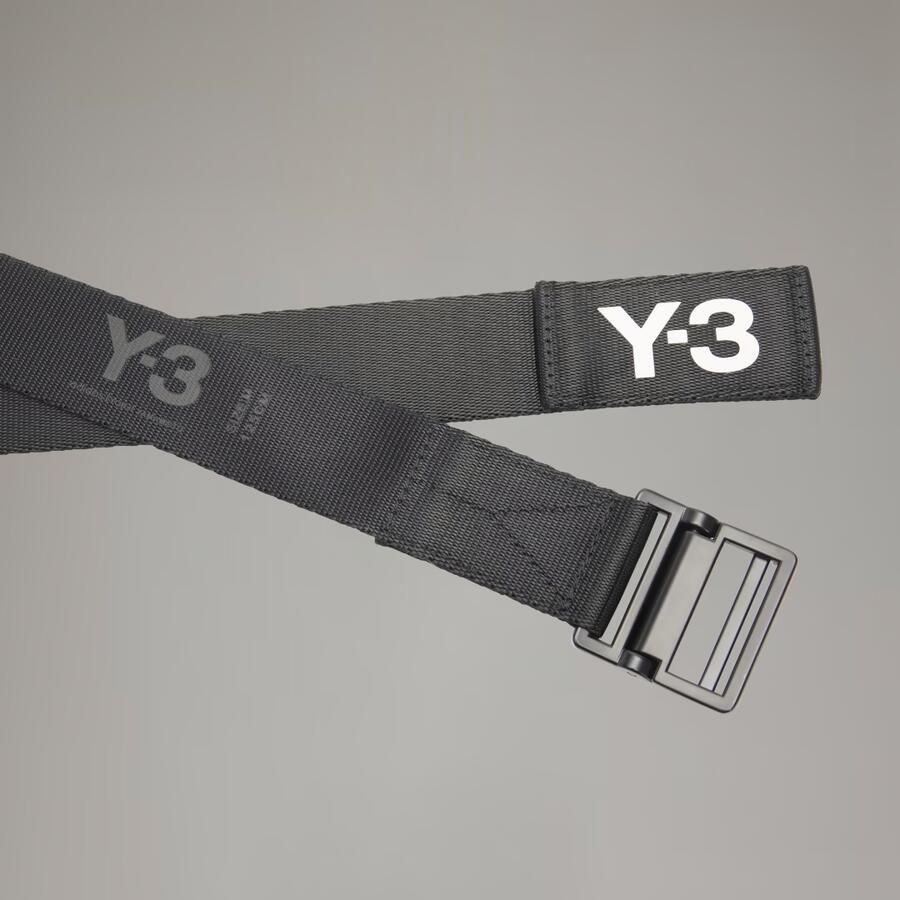 Y-3 Verhoog je stijl met de Classic Logo Riem Black Unisex - Foto 4