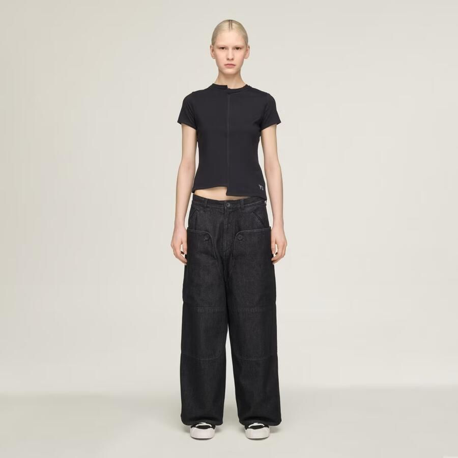 Adidas Y-3 DENIM STRAIGHT LEG BROEK