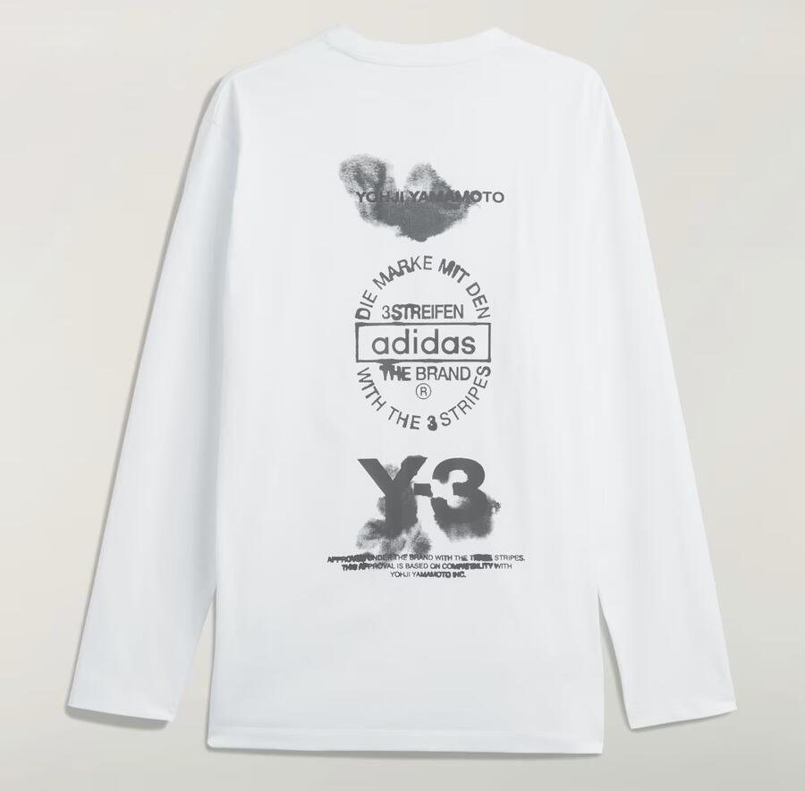Adidas Y-3 Graphic Long Sleeve T-shirt - Foto 2