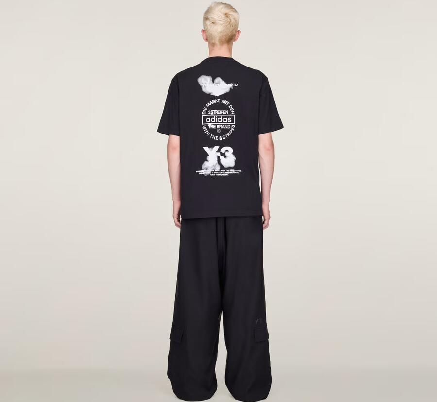 Adidas Y-3 Graphic T-shirt met Korte Mouwen - Foto 2