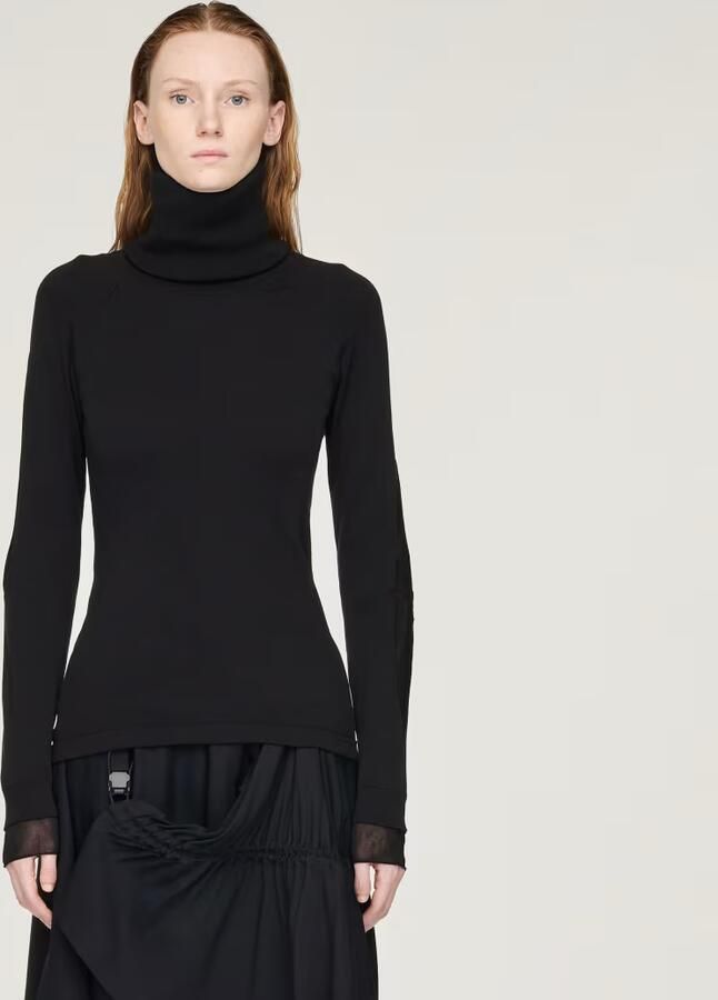 Adidas Y-3 Hooded Knit Long-Sleeve Top