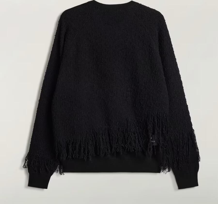 Adidas Y-3 Knitted 3-Stripes Fringy Sweater - Foto 5
