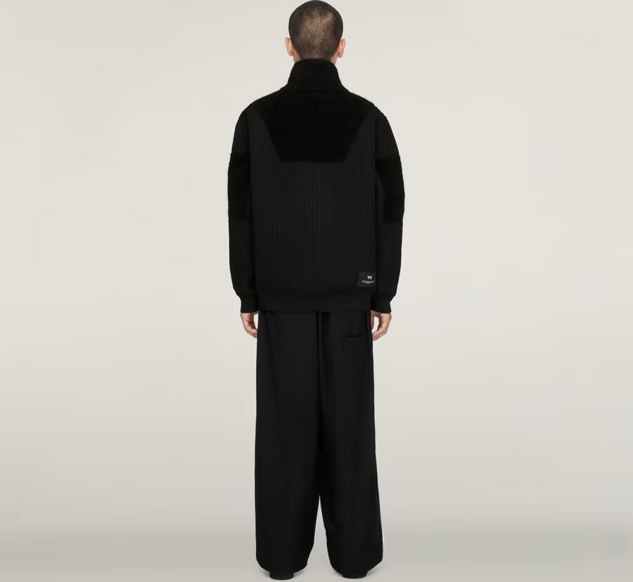 Adidas Y-3 KNITTED PANEL BLOCKED HALF ZIP Sweatshirt - Foto 5