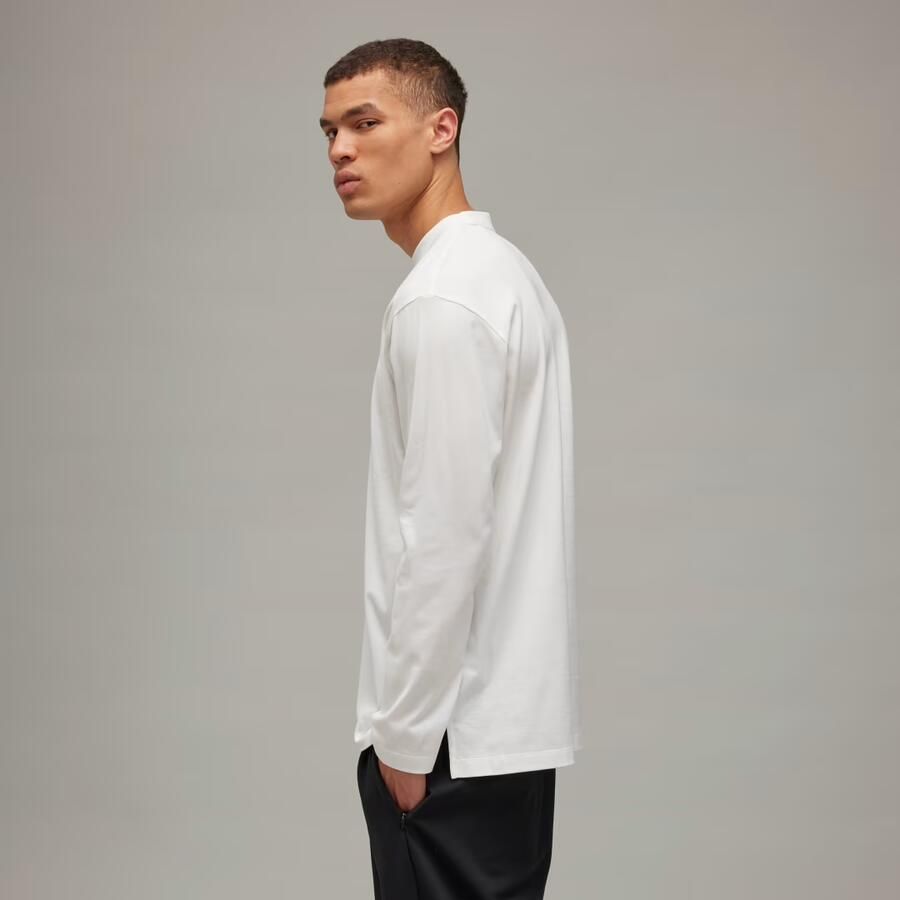 Y-3 Lange mouw T-shirt White Heren - Foto 2