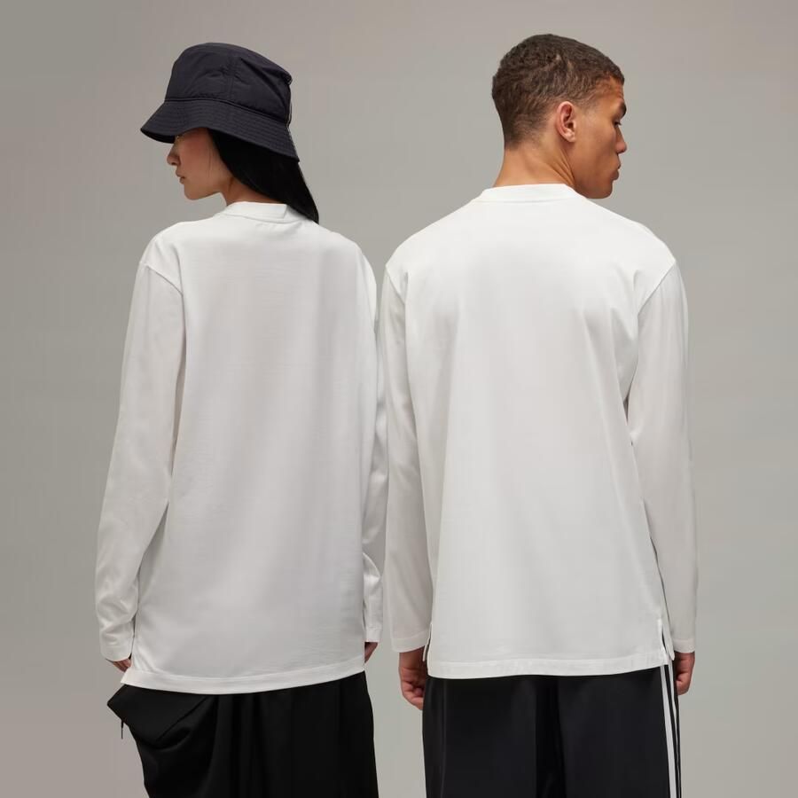 Y-3 Lange mouw T-shirt White Heren - Foto 3