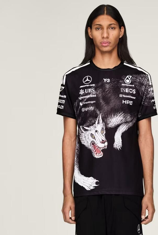 Adidas Y-3 MERCEDES AMG PETRONAS FORMULA 1 TEAM T-SHIRT