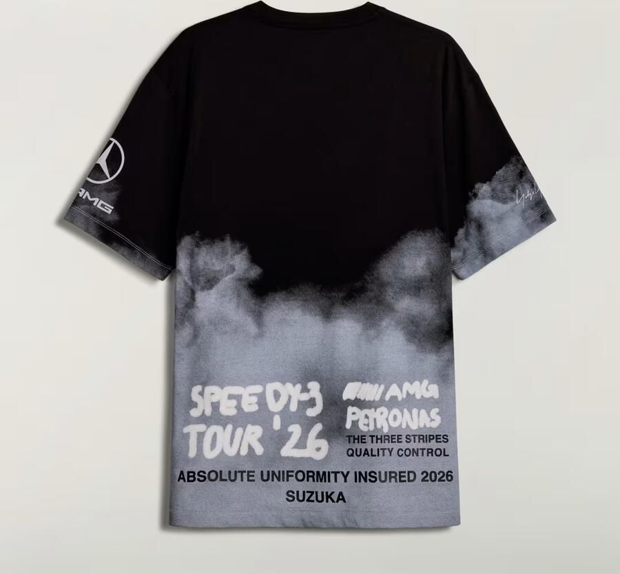 Adidas Y-3 MERCEDES AMG PETRONAS FORMULA 1 TEAM TOUR T-SHIRT - Foto 6