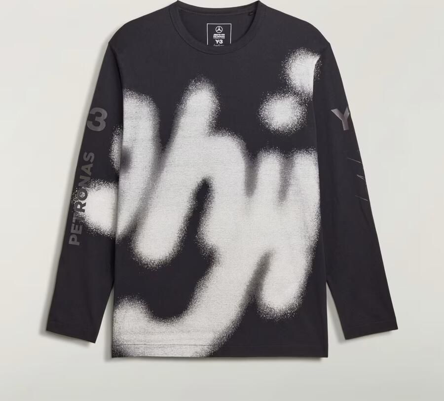 Adidas Y-3 MERCEDES AMG PETRONAS FORMULA 1 TEAM YOHJI GRAPHIC LONGSLEEVE - Foto 5