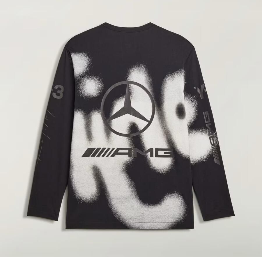 Adidas Y-3 MERCEDES AMG PETRONAS FORMULA 1 TEAM YOHJI GRAPHIC LONGSLEEVE - Foto 3