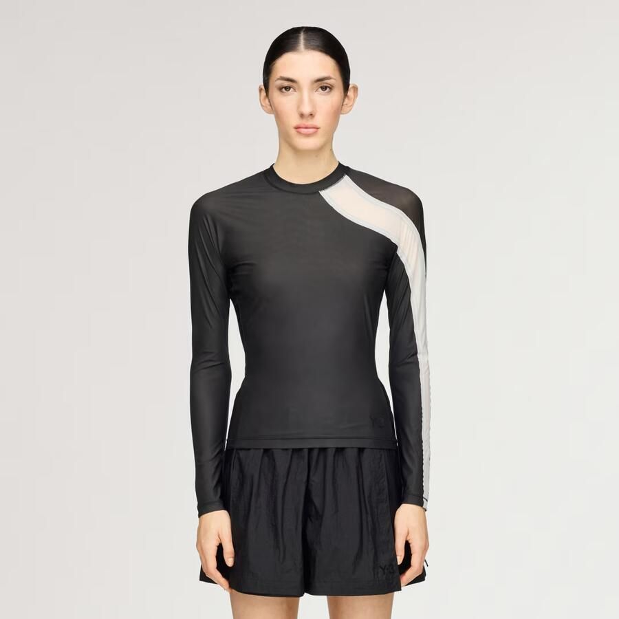Adidas Y-3 MESH FITTED LONGSLEEVE