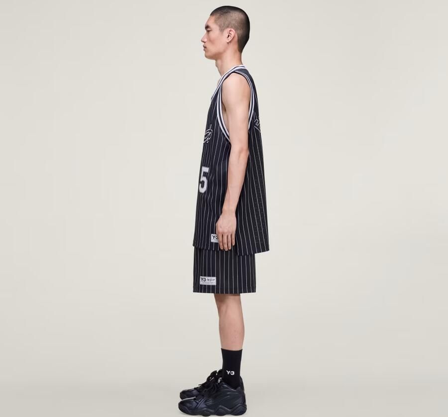 Adidas Y-3 MESH PINSTRIPE SHORT - Foto 3