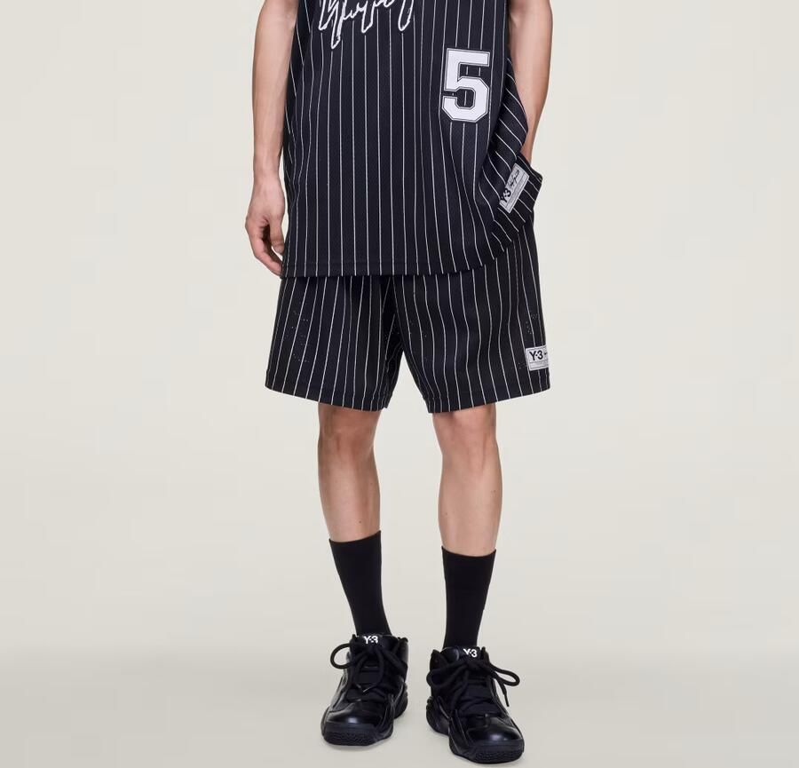 Adidas Y-3 MESH PINSTRIPE SHORT - Foto 2