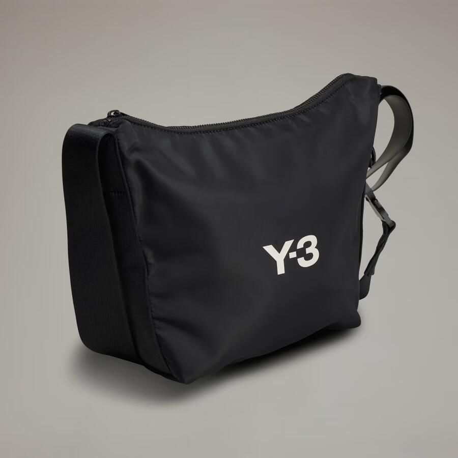Y-3 Zwarte Synthetische Crossbody Tas met Magneetsluiting Black - Foto 2