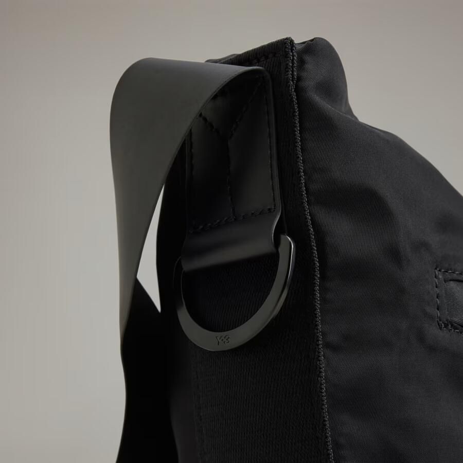 Y-3 Zwarte Synthetische Crossbody Tas met Magneetsluiting Black - Foto 5