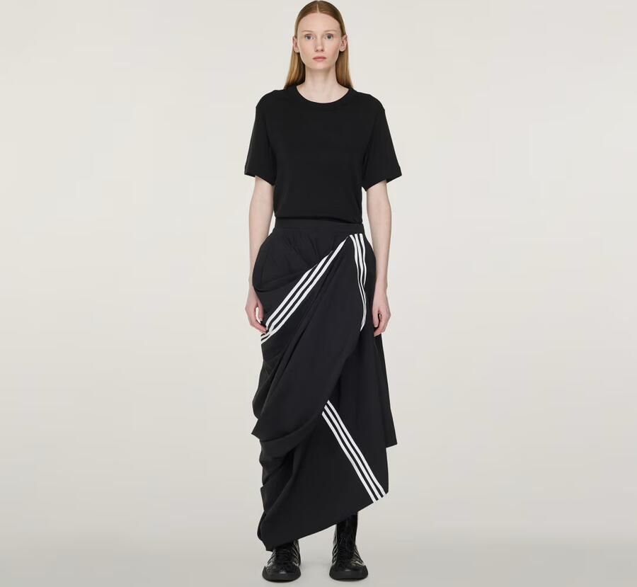 Adidas Y-3 Nylon Rok met 3-Stripes