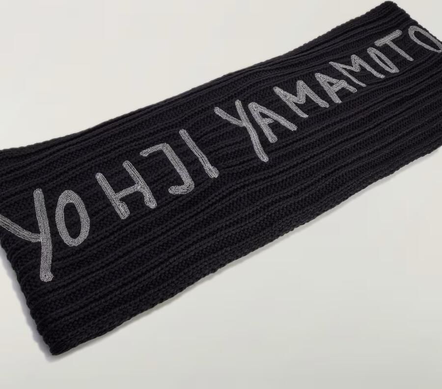 Adidas Y-3 Oversized Chunky Knit Sjaal - Foto 3