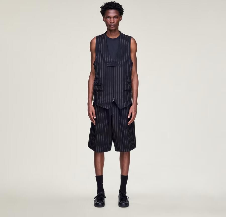 Adidas Y-3 PINSTRIPE SPORT UNIFORM SHORT