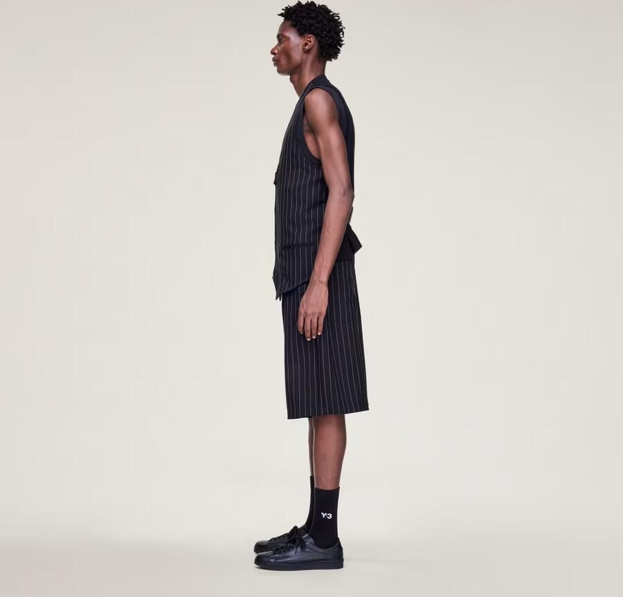 Adidas Y-3 PINSTRIPE SPORT UNIFORM SHORT - Foto 3