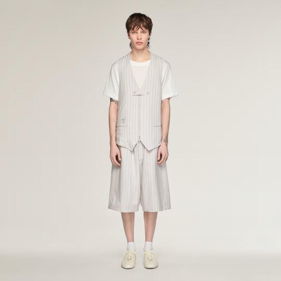 Adidas Y-3 PINSTRIPE SPORT UNIFORM SHORT