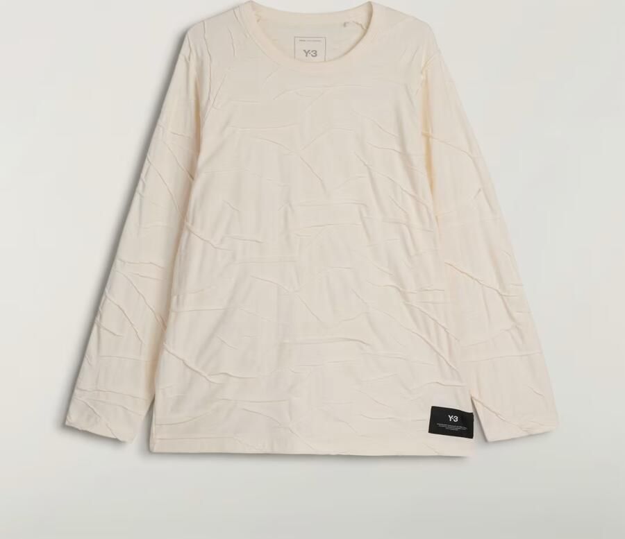 Adidas Y-3 PLEATED OVERSIZED LONG SLEEVE T-SHIRT - Foto 4