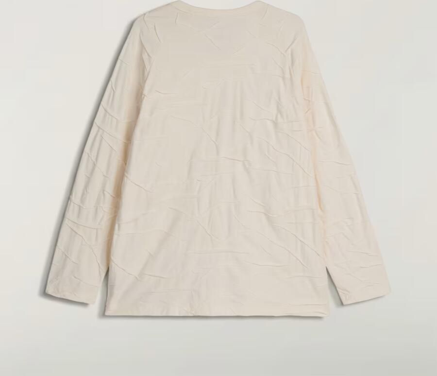 Adidas Y-3 PLEATED OVERSIZED LONG SLEEVE T-SHIRT - Foto 5