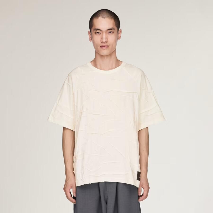 Adidas Y-3 PLEATED SHORT SLEEVE T-SHIRT