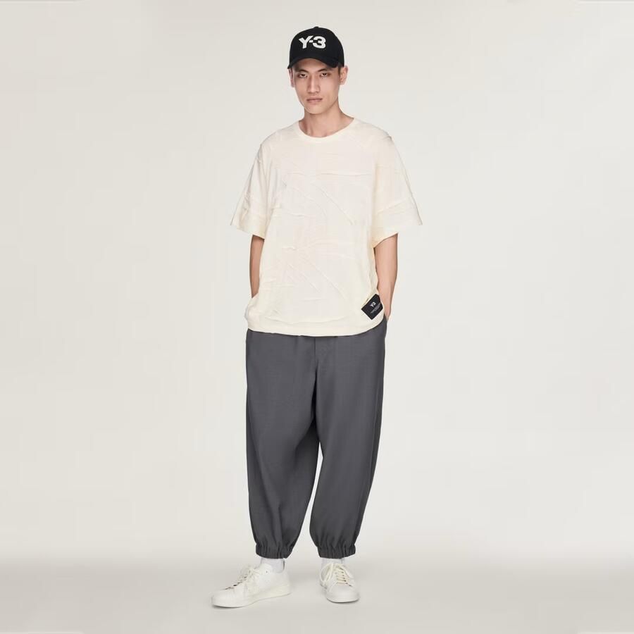 Adidas Y-3 PLEATED SHORT SLEEVE T-SHIRT - Foto 3