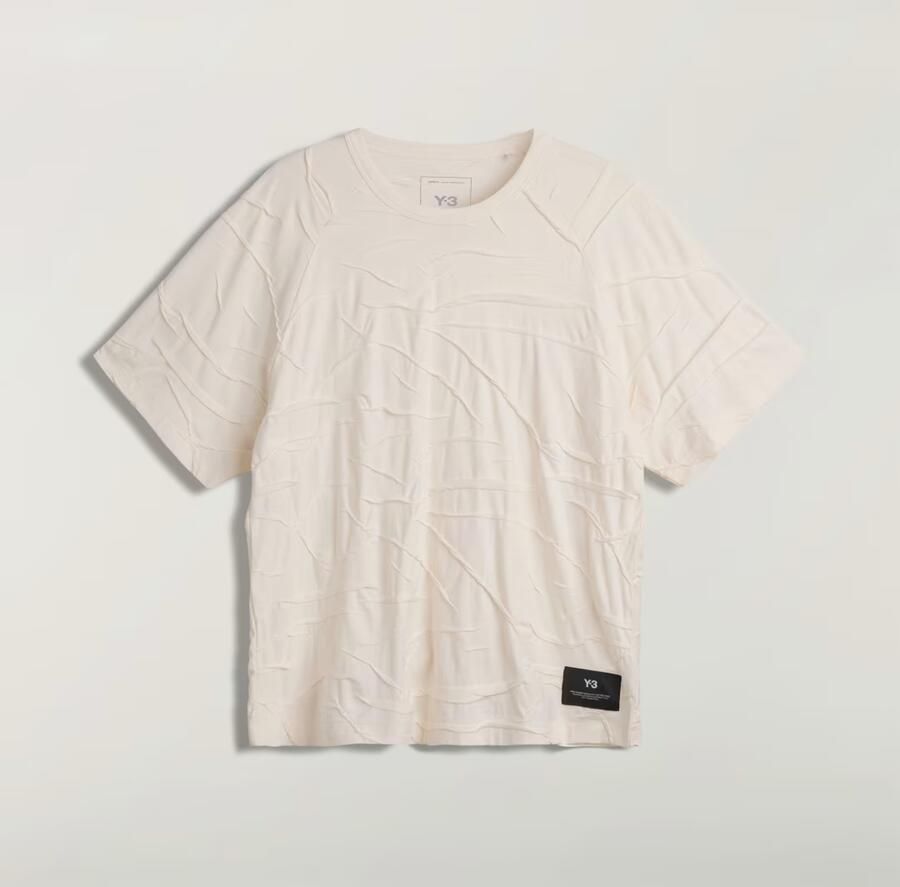 Adidas Y-3 PLEATED SHORT SLEEVE T-SHIRT - Foto 4