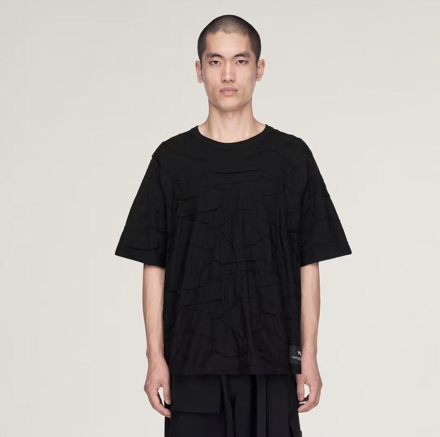 Adidas Y-3 PLEATED SHORT SLEEVE T-SHIRT