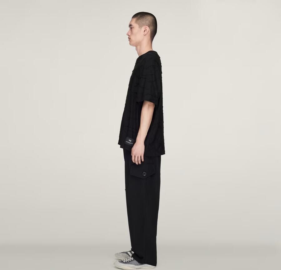 Adidas Y-3 PLEATED SHORT SLEEVE T-SHIRT - Foto 5