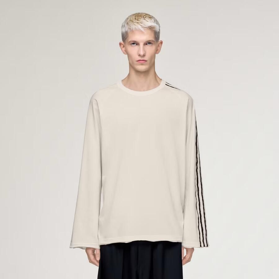 Adidas Y-3 RAW EDGE 3 STRIPES LONGSLEEVE