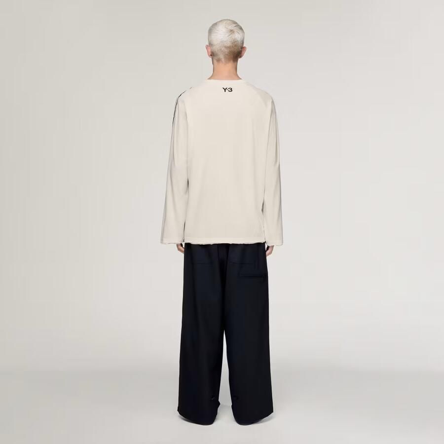 Adidas Y-3 RAW EDGE 3 STRIPES LONGSLEEVE - Foto 3