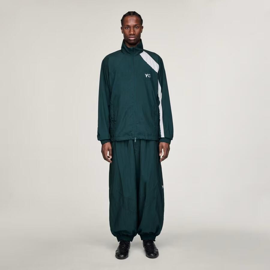 Adidas Y-3 RAW EDGE 3 STRIPES NYLON SHELL BROEK