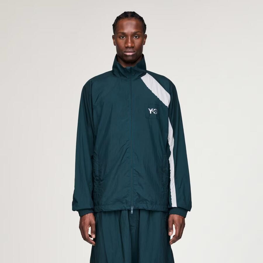 Adidas Y-3 RAW EDGE 3 STRIPES NYLON SHELL JACK