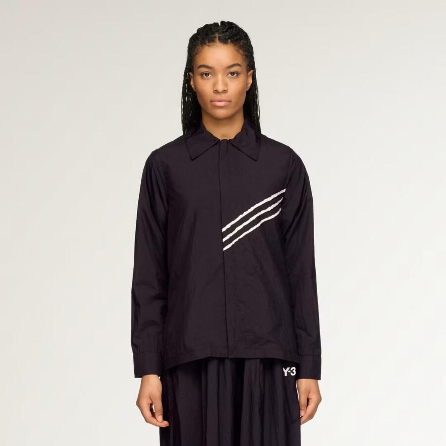 Adidas Y-3 RAW EDGE 3 STRIPES OVERHEMD