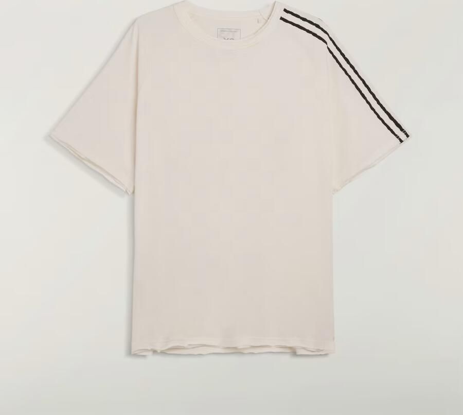 Adidas Y-3 Raw Edge 3-Stripes T-shirt met Korte Mouwen - Foto 4