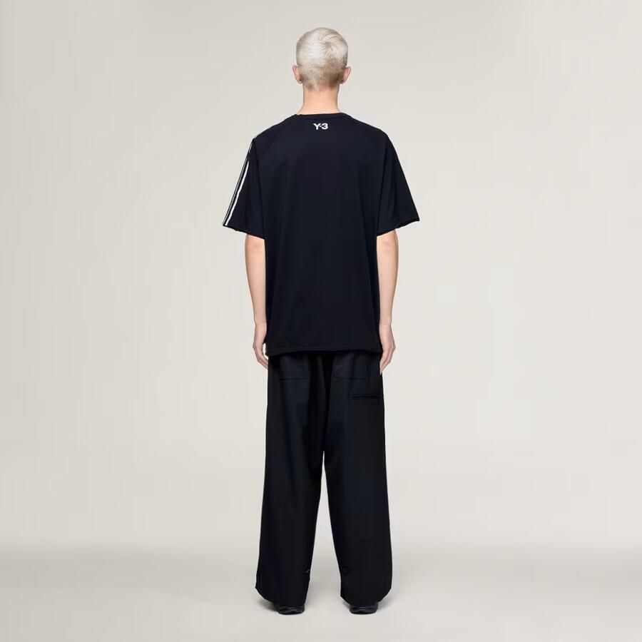 Adidas Y-3 Raw Edge 3-Stripes T-shirt met Korte Mouwen - Foto 3