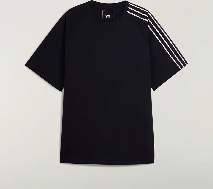 Adidas Y-3 Raw Edge 3-Stripes T-shirt met Korte Mouwen - Foto 5