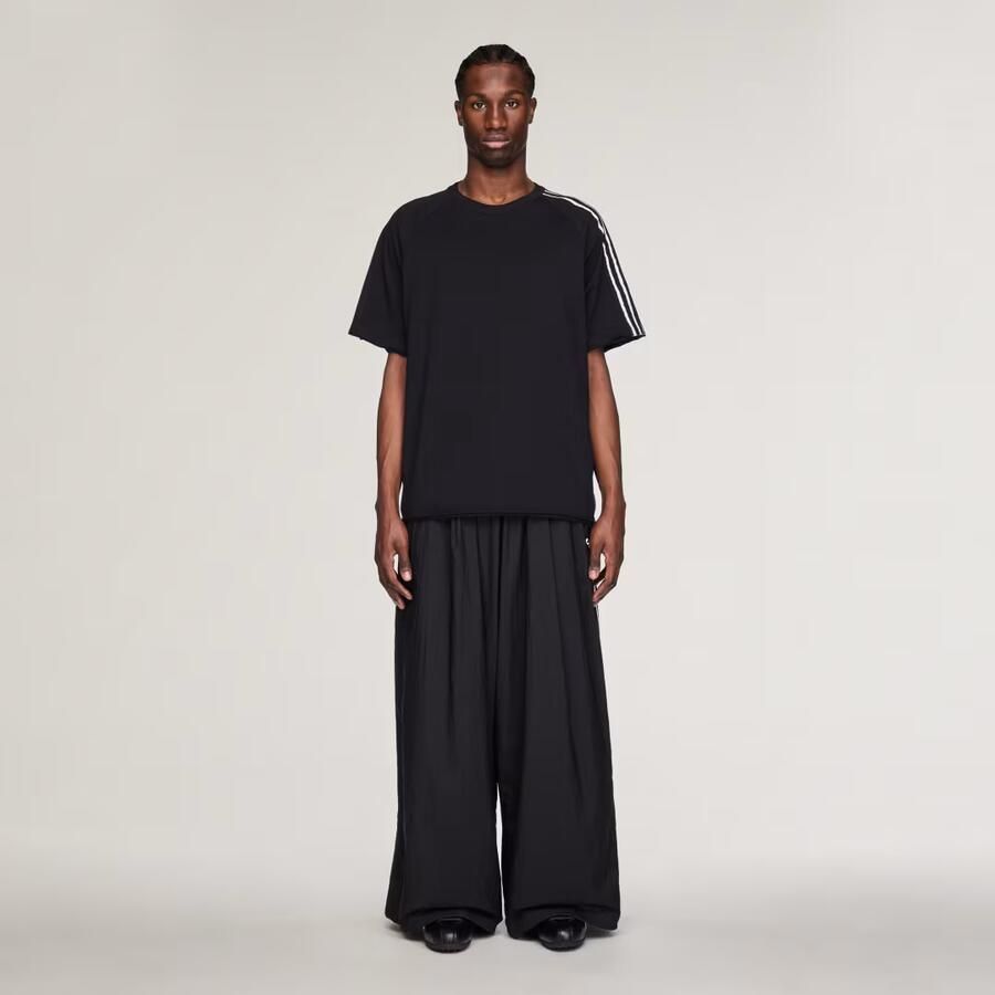 Adidas Y-3 RAW EDGE 3 STRIPES WIDE BROEK