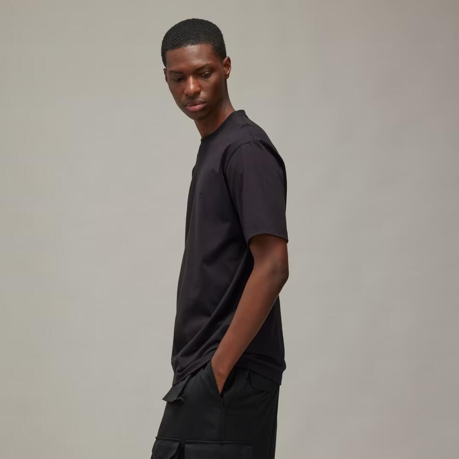 Y-3 Katoenen T-shirt met Toon-op-Toon Print Black Heren - Foto 2