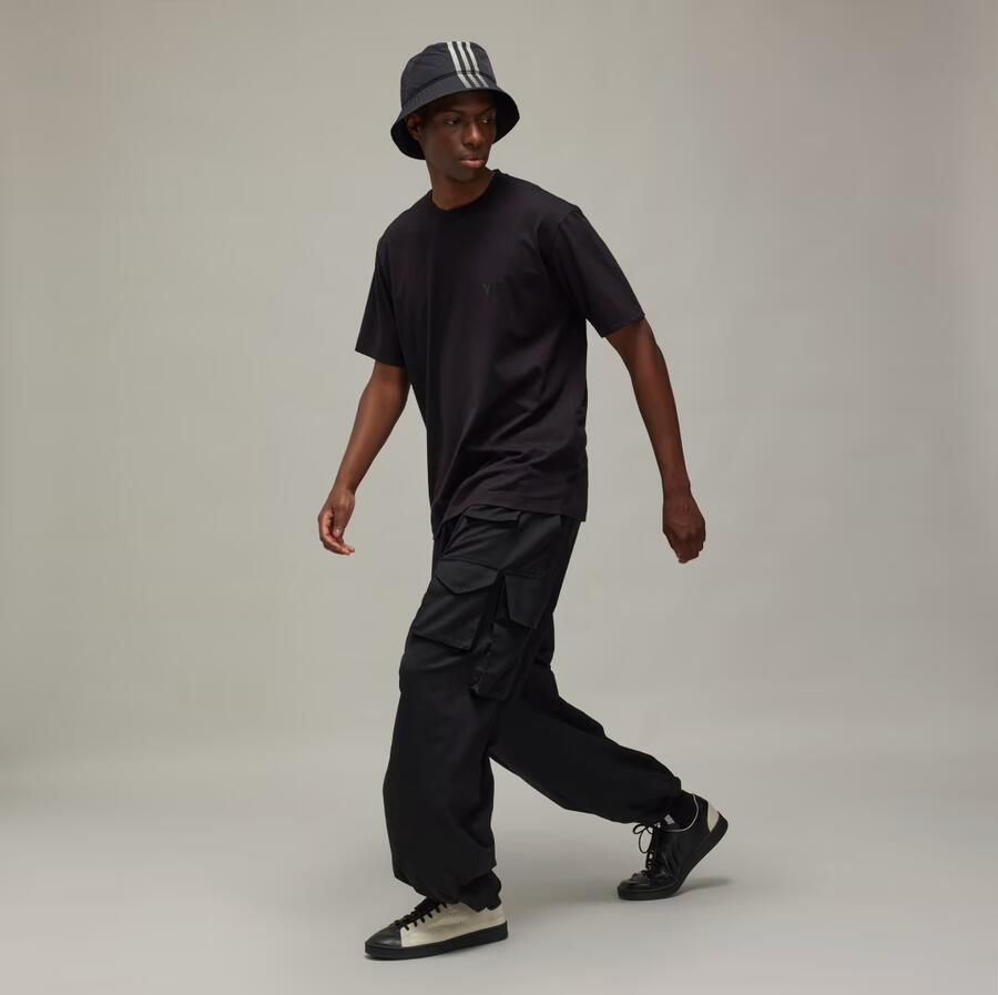 Y-3 Katoenen T-shirt met Toon-op-Toon Print Black Heren - Foto 6