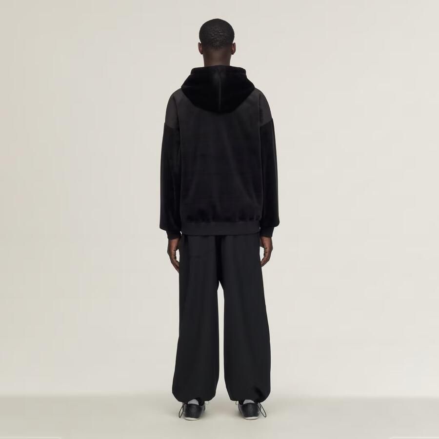 Adidas Y-3 RIBFLUWELEN HOODIE MET LANGE RITSSLUITING - Foto 2