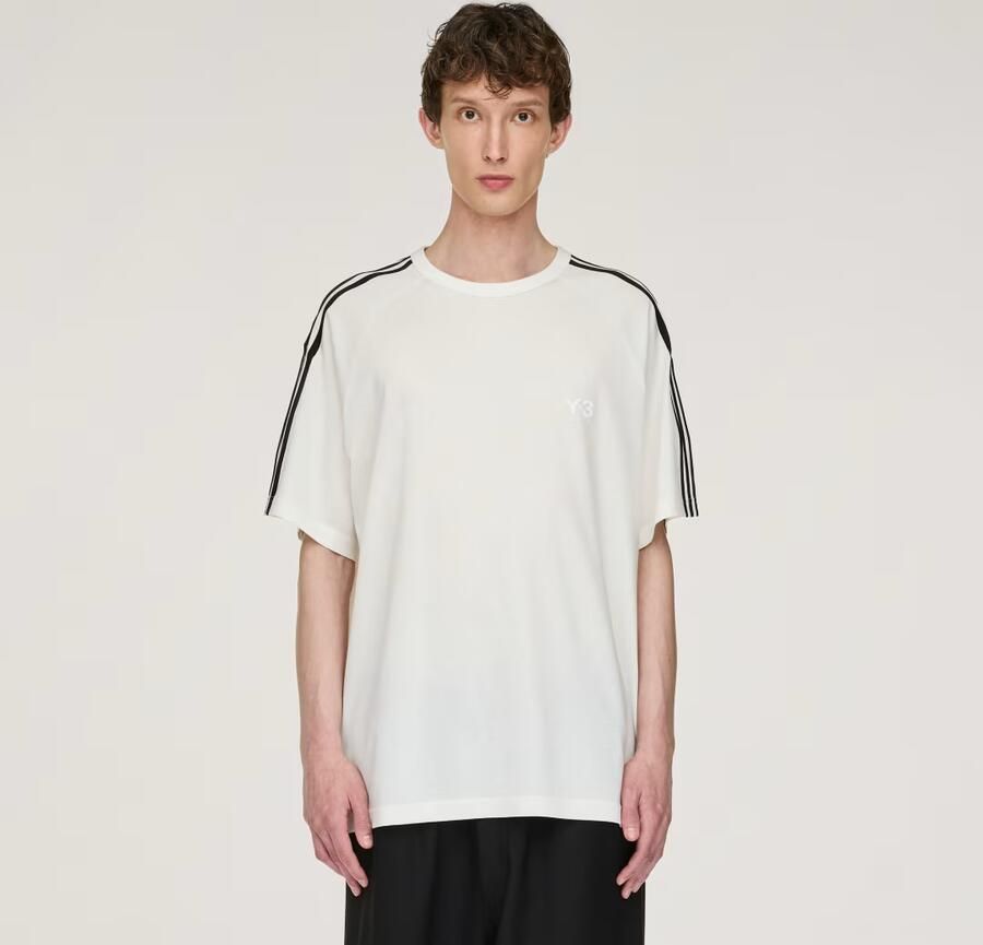 Adidas Y-3 Short Sleeve 3-Stripes T-shirt