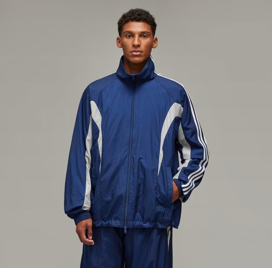 Adidas Y-3-Stripes Nylon Shell Jack