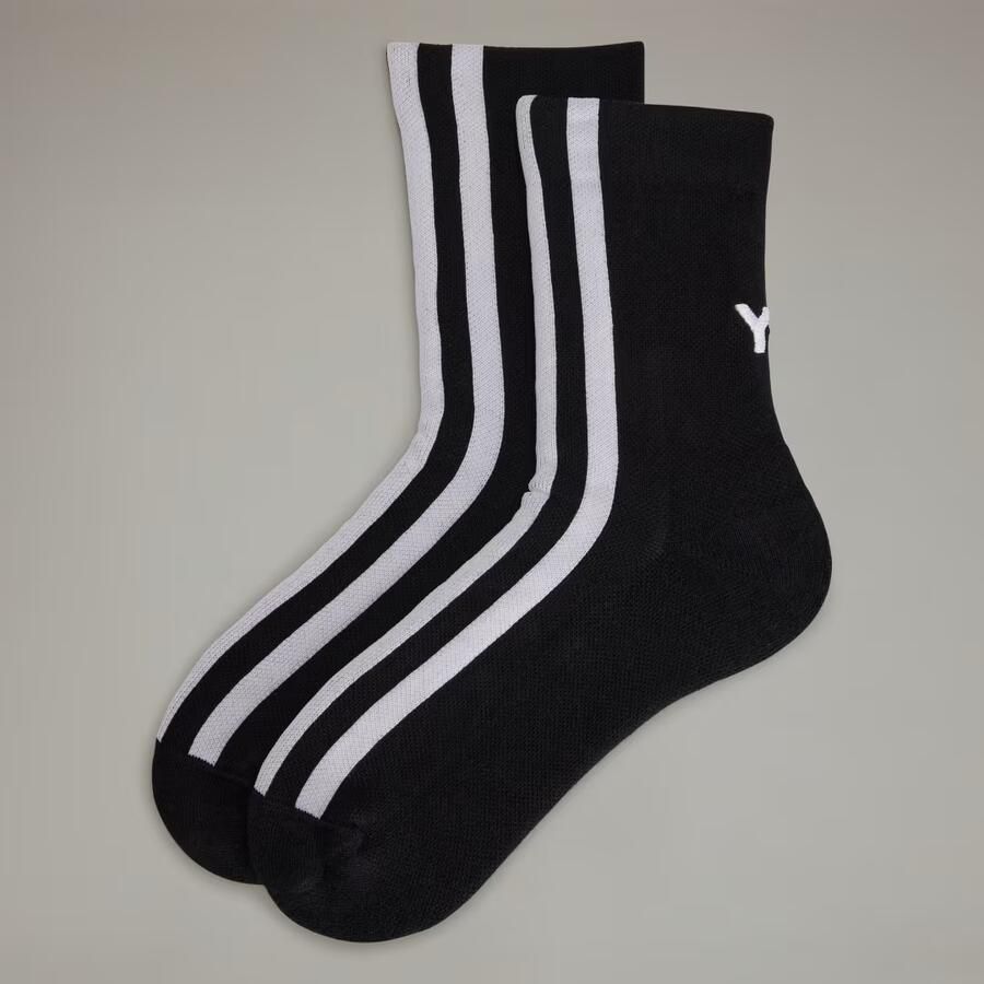 Y-3 Gestreepte sokken Black - Foto 3