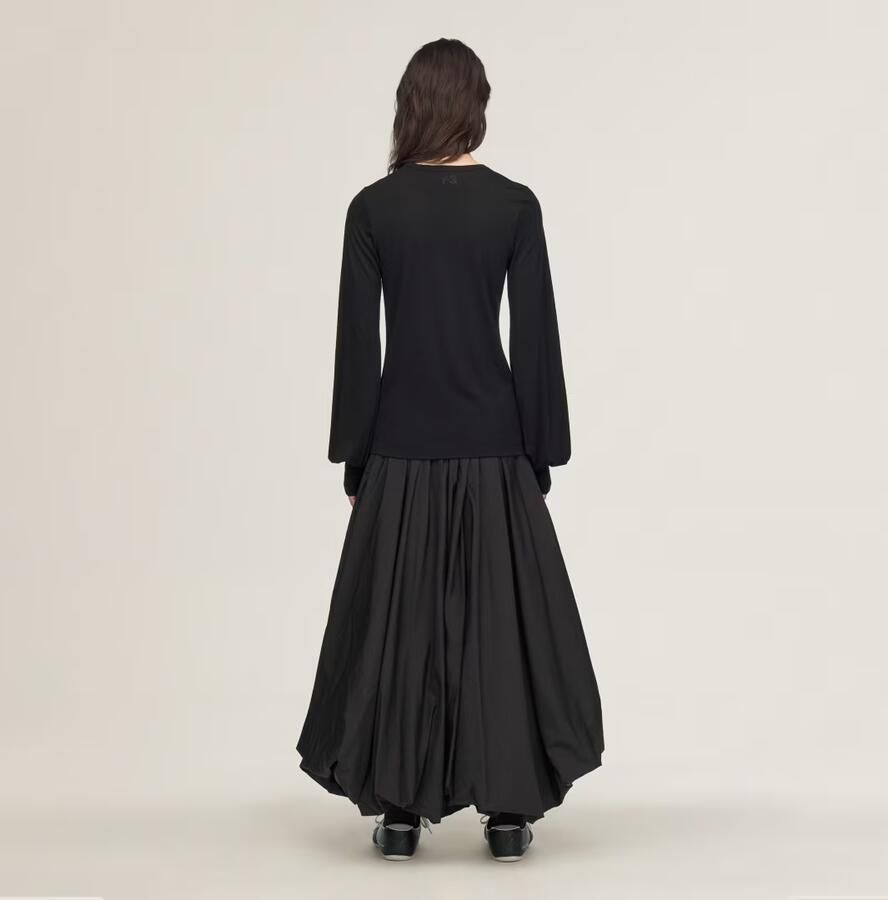 Adidas Y-3 WOOL CINCHED DRAPE LONGSLEEVE - Foto 4