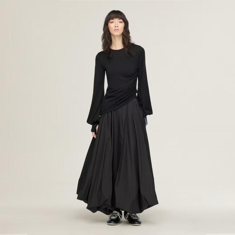 Adidas Y-3 WOOL CINCHED DRAPE LONGSLEEVE - Foto 3