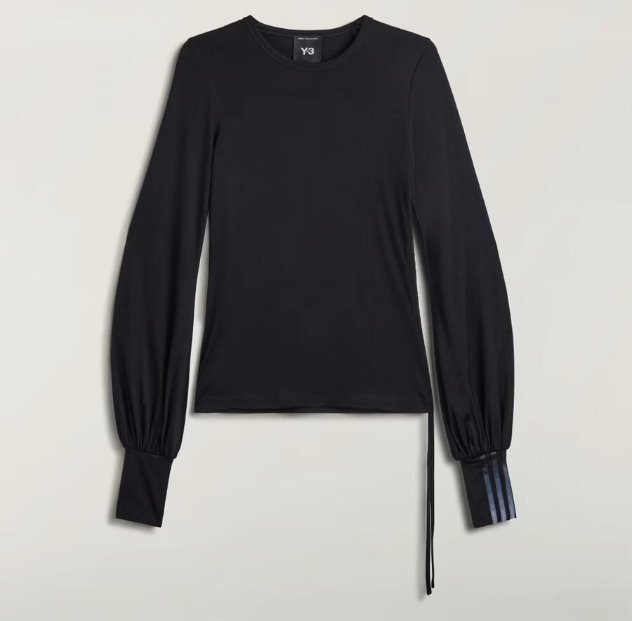 Adidas Y-3 WOOL CINCHED DRAPE LONGSLEEVE - Foto 5