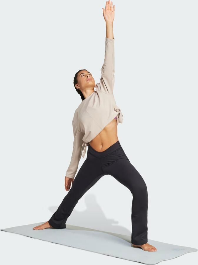 Adidas Sweaters Sweatshirt Yoga Cover Up beige - Foto 3